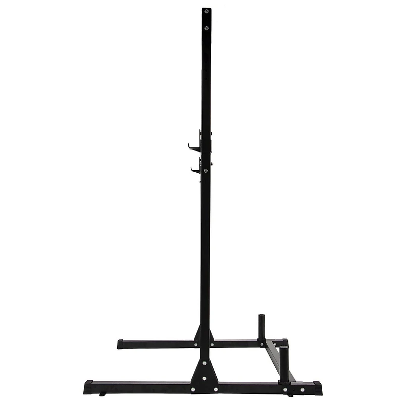 Support de squat réglable multifonctions Everyday Essentials d'une capacité de 500 livres avec barre de traction et supports de poids