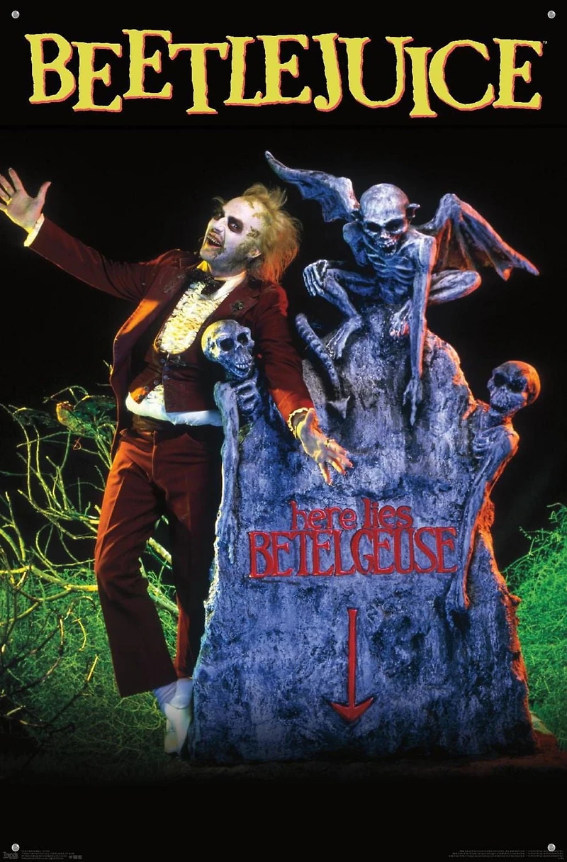Beetlejuice - Grave Wall Poster, 22.375" x 34"