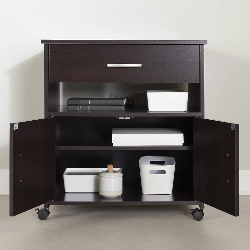 South Shore Axess Printer Cart on Wheels
