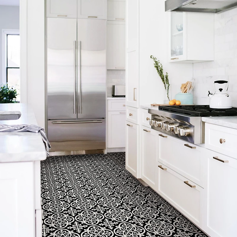 FloorPops Gothic Peel and Stick Floor Tiles Set of 20