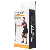 GoZone Solid Fabric Resistance Band – Black/Orange, Non-slip design