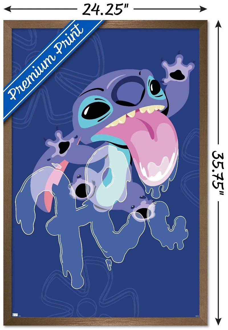 Disney Lilo And Stitch - Slobber Hi Wall Poster