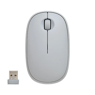onn. Slim Wireless Mouse with Bluetooth Wireless Technology, Connect 3 Devices Simultaneously