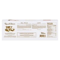 Chocolats au lait Russell Stover – Boîte-cadeau à ruban