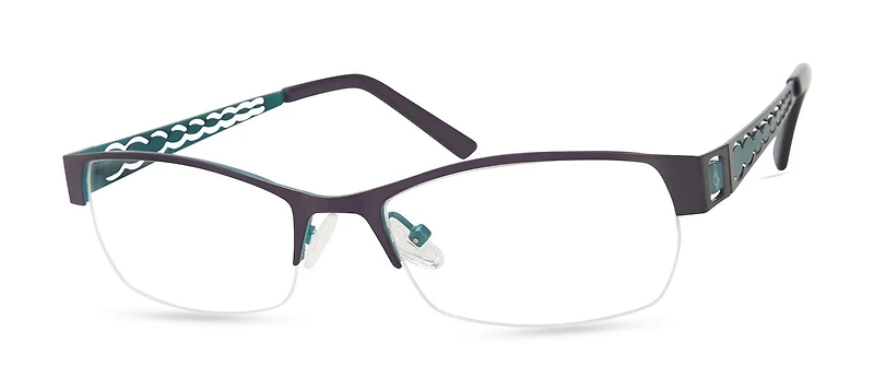 Baby Phat Womens Prescription Eyeglasses, Bv257, Purple, 52-18-140