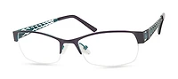 Baby Phat Womens Prescription Eyeglasses, Bv257, Purple, 52-18-140