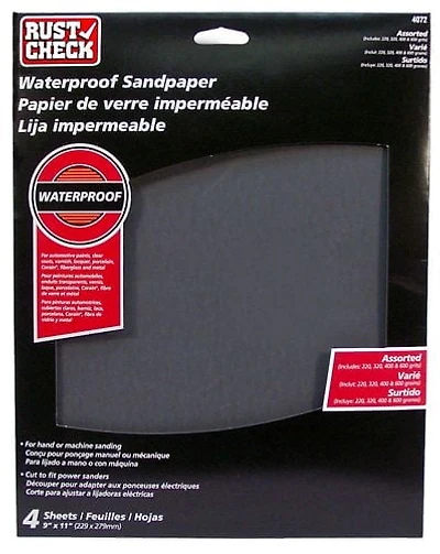 Papier de verre imperméable 4072 Papier de verre imperméable