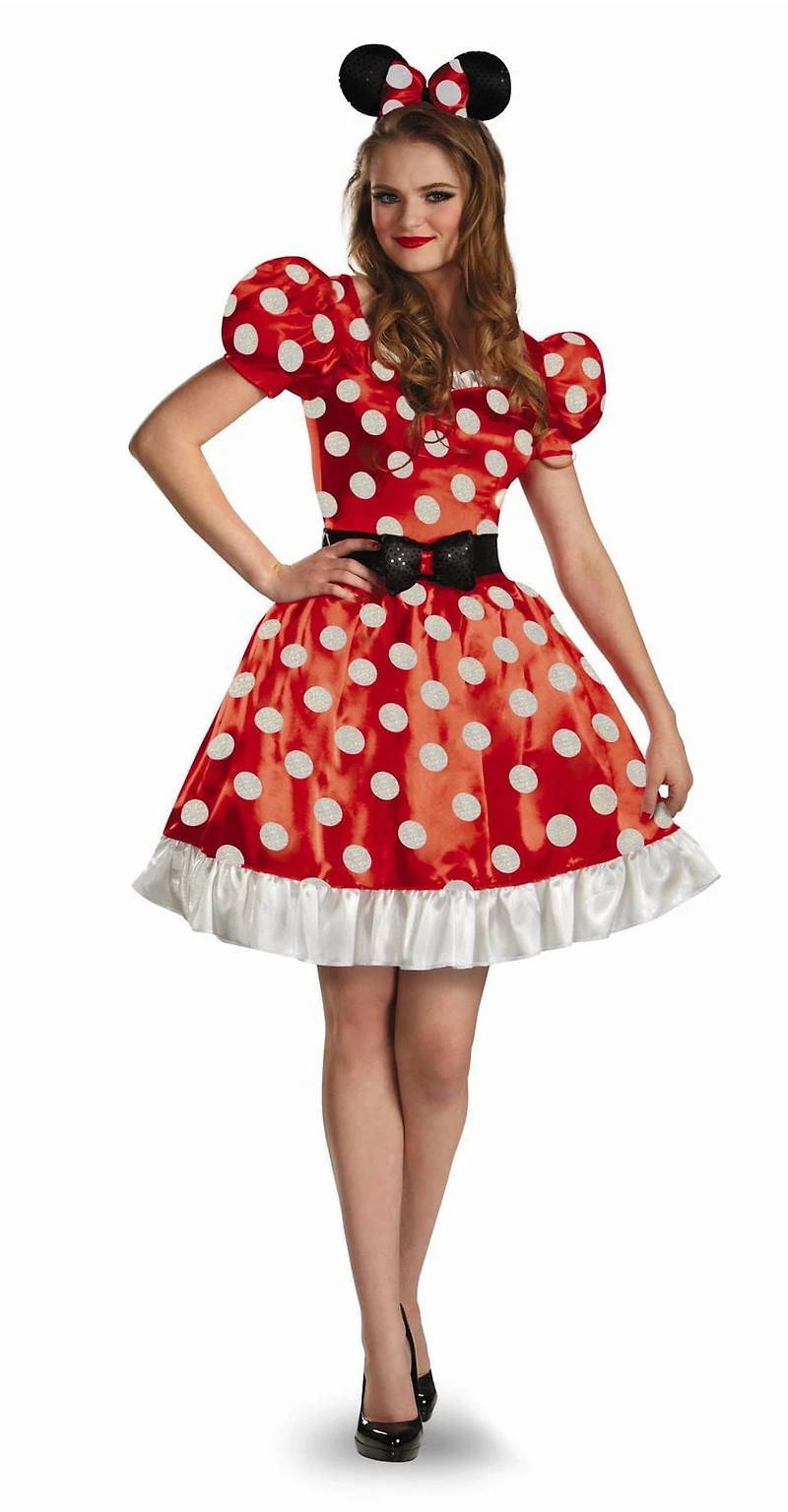 Déguisement Disney Rouge Minnie Classique Costume Adulte