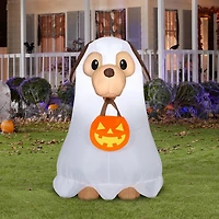Airblown Beagle Dog in Ghost Costume