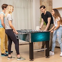 EastPoint Sports Levante 54" Official Size Indoor Foosball Table, Blue