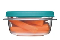 Rubbermaid Ensemble Contenants Easy Find Lids, 30-Pièces, Turquoise
