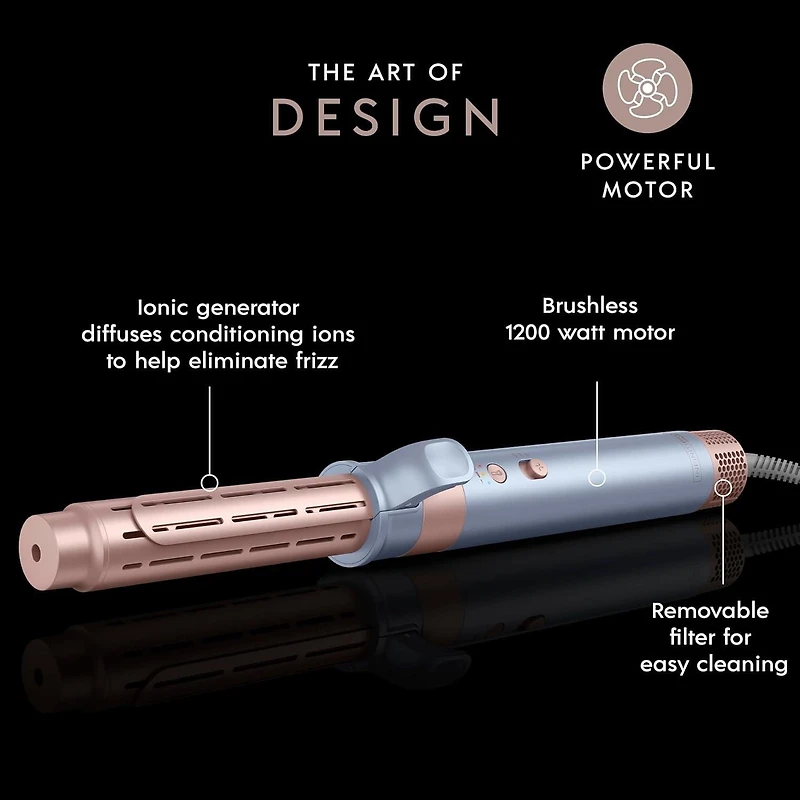 InfinitiPro by Conair DigitalAIRE Wet-to-Dry Hot Air Multi Styler with Styling Technology, Multi head dryer & styler