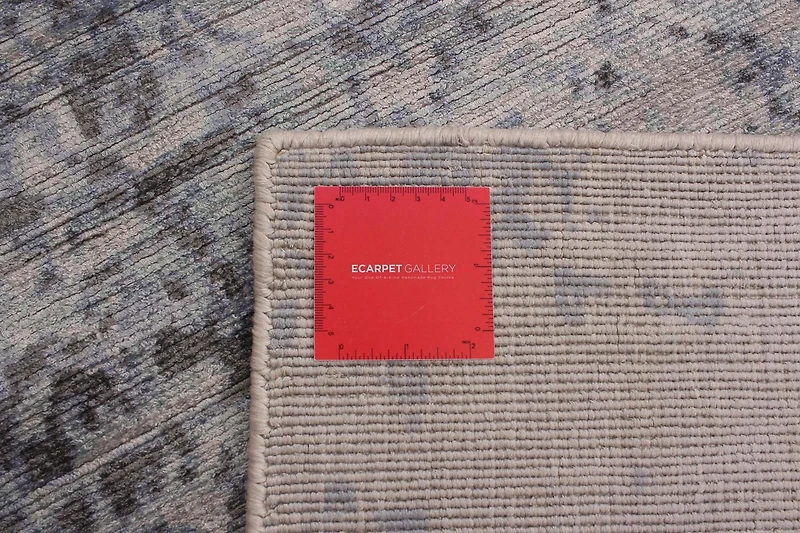 ECARPETGALLERY 5'0" x 7'6" Contemporary Galleria Hand-knotted Area Rug for Living Room, Dining Room and Bedroom in Blue