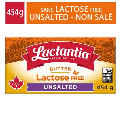Lactantia Lactose Free Unsalted Butter, 454g
