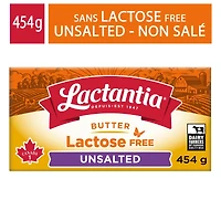 Lactantia Lactose Free Unsalted Butter, 454g