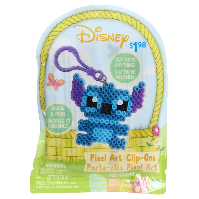 Activité Pixel Art à Clipser Disney Stitch – Pâques