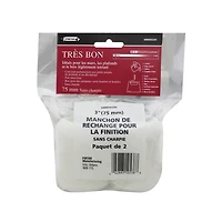 Pintar 3" Trim Roller Refills, Pack of 2