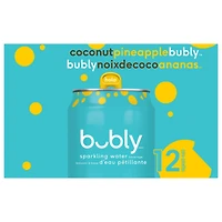 Bubly Coconut Pineapple Sparkling Water 12 x 355 ml, Cans.