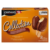 Chapman's Collection Canadienne Caramel & Chocolat au Lait Barre de Crème Glacée en Boîte 8 x 55mL