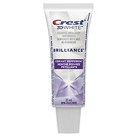 Crest 3D White Brilliance Vibrant Peppermint Toothpaste, 20 mL