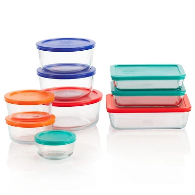 Pyrex® 18-pc Glass Storage Container Sets