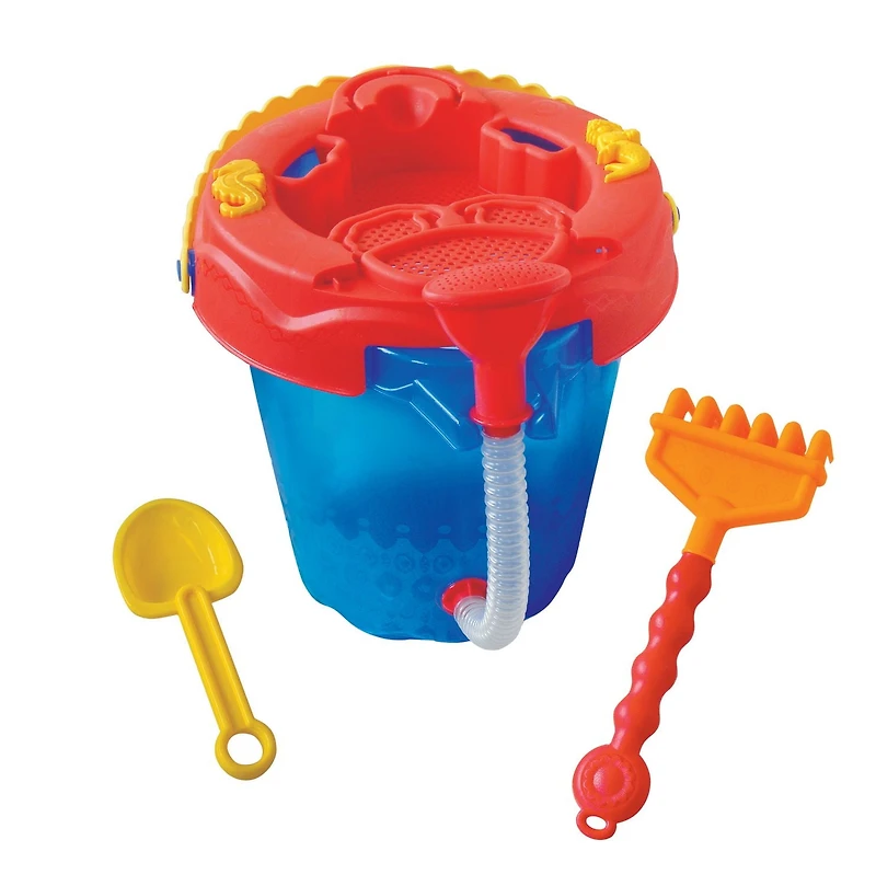 Play Day 10-Piece Beach Bucket Sand Toy Set