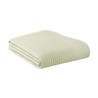 Couette matelassée Mainstays Garment Wash pour adulte, verte, très grand lit, 1 pièce Couvre-lit Matelasse 100%Coton