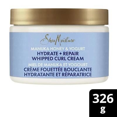 SheaMoisture Manuka Honey & Yogurt Hair Styling Whipped Curl Cream, 326 g