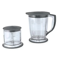 Ninja QB900BC, Master Prep blender, Gray, 400W, 48 oz. pitcher and 16 oz. bowl