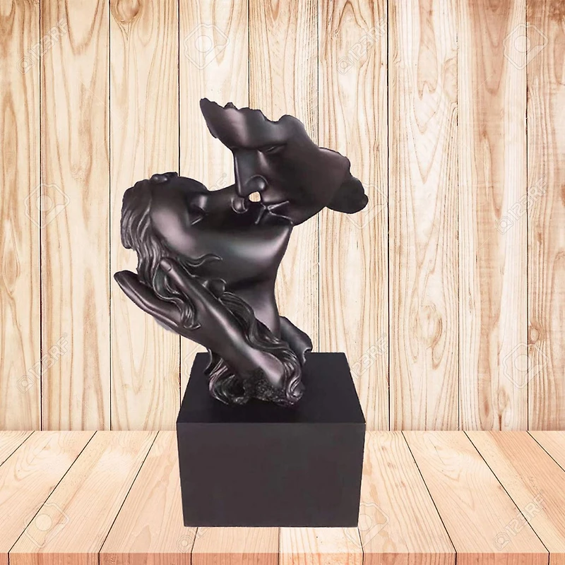 Sculpture de baiser du premier amour, cadeau pour mariage et Saint-Valentin, meubles canadiens