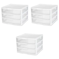 Sterilite Grand Unité de 3 tiroirs