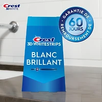 Crest 3D Whitestrips Classic Vivid At-home Teeth Whitening Kit, 6 Levels Whiter, 10 Treatments