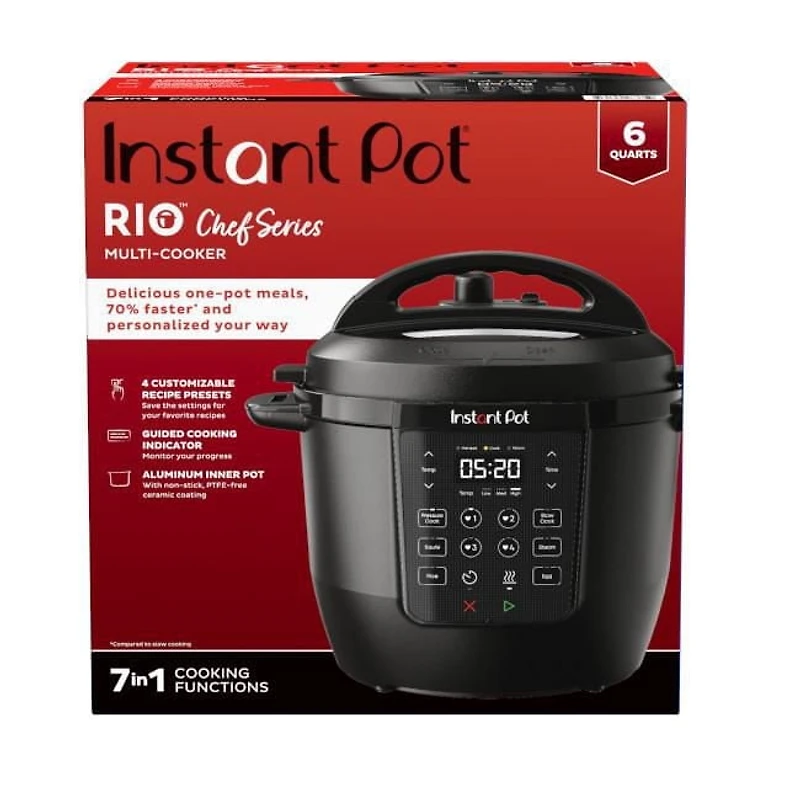 Instant Pot® RIO™ Chef Series Multi-Cooker, 6QT
