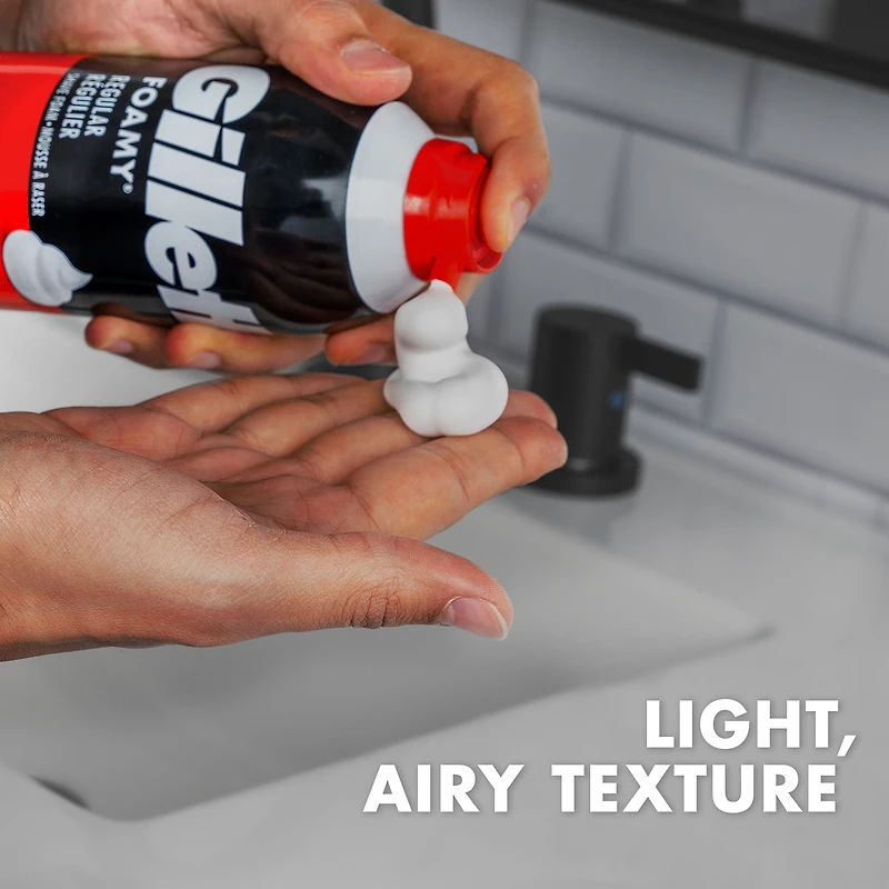 Gillette Foamy Regular Shaving Foam, 311 g