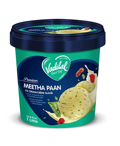 Vadilal Meetha Pan Ice Cream 1 Ltr/33.8 fl.oz., Vadilal Meetha Pan Ice Cream