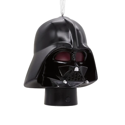 Décoration Hallmark de Noël (Casque de Darth Vader, La Guerre des étoiles, décoration lumineuse)