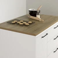 Southshore Myro Îlot de cuisine avec porte et tiroirs