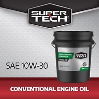 SuperTech Conventionnel SAE 10W-30, seau, 18.9L