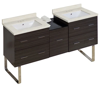 American Imaginations 61.5-in. W Vanity Set AI-18966
