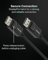Visiontek DisplayPort to DisplayPort (M/M) 2 Meter Cable