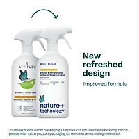 ATTITUDE nature+ technology, Window & Mirror Cleaner, Citrus zest, 800 mL