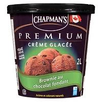Chapman's Premium Chocolate Fudge Brownie Ice Cream in a Tub, 2L
