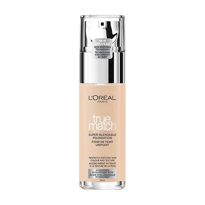 L'Oréal Paris Fond De Teint True Match, Avec Acide Hyaluronique et Soins Hydratants Hydratant en Fond de Teint