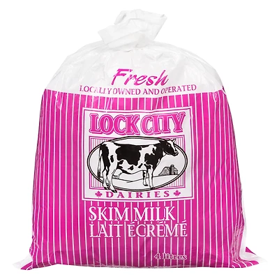 Lock City Dairies, Lait Ecrémé 4L 4L de lait écrémé