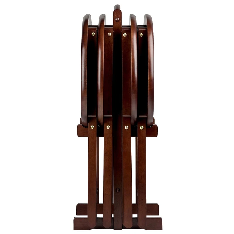 Nathan 5-PC Snack Table Set Cappuccino