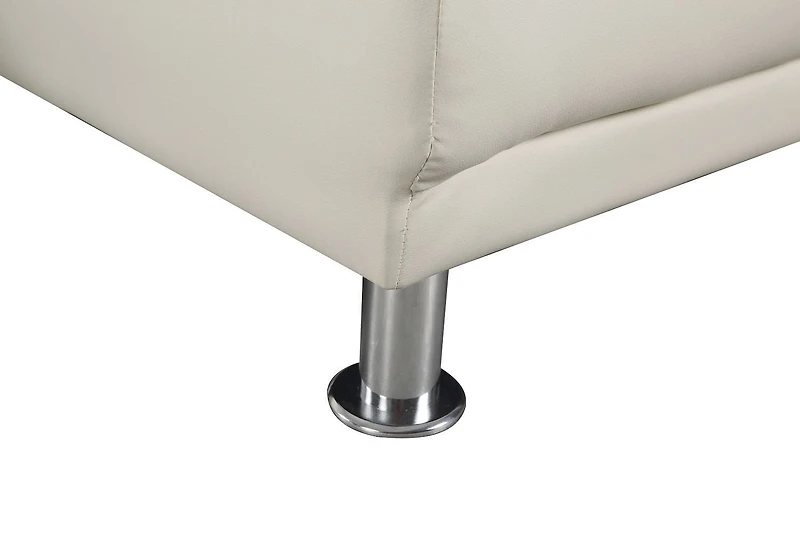 Velago Attalens Adjustable Faux Leather Sectional Sleeper Sofa