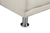 Velago Attalens Adjustable Faux Leather Sectional Sleeper Sofa