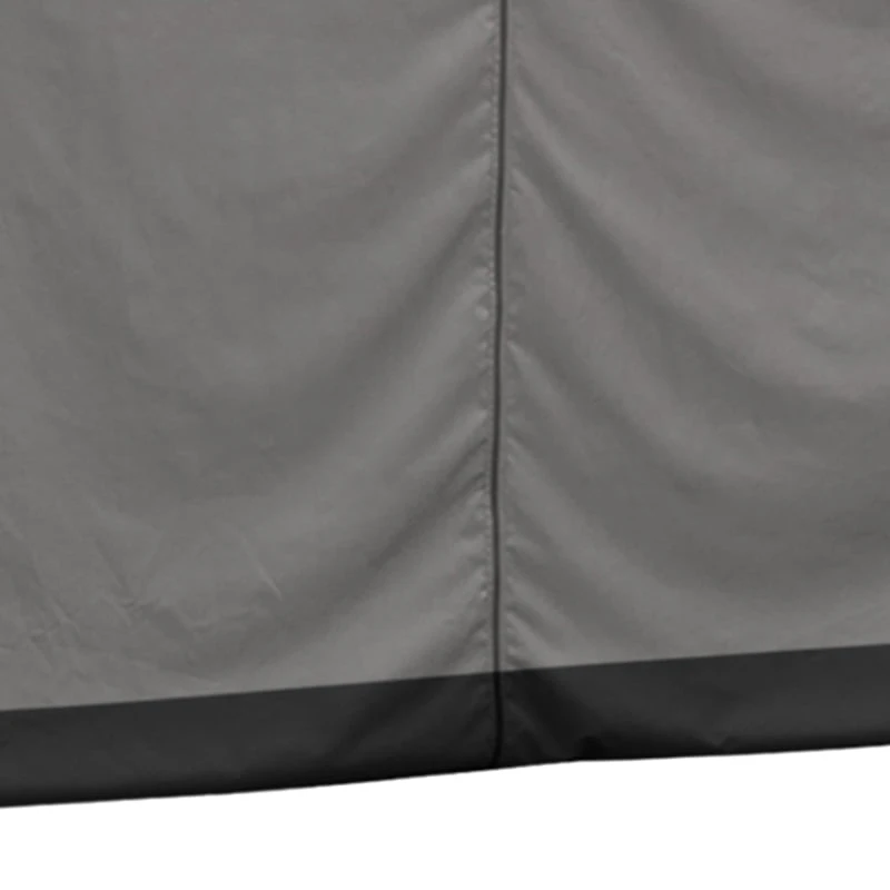 Sunjoy Replacement Universal Curtains Panles,Waterproof Gazebo Privacy Curtain, 4-Panel Screen Walls for 10 x 12 ft  Gazebo, Patio & Backyard Protection