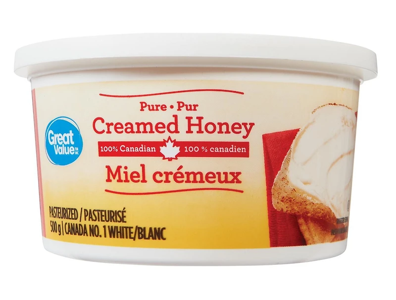 Great Value Pure Creamed Honey Pasteurized