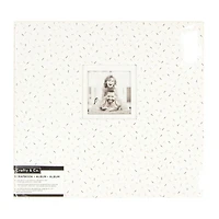 CRAFTY & CO. Scrapbook & Photo Album White, 10 Sheets, SCRAPBK ALBUM WHITE